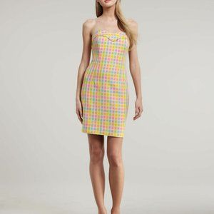 Lilly Pulitzer Bibi Dress Multi Give Me Wings Boucle Strapless Dress RT at $258